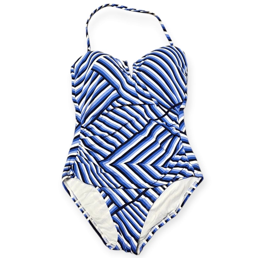 Tommy Bahama Striped One Piece Sailor Chic Swimsuit